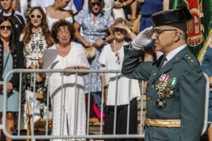 La Guardia Civil celebra de la festividad de la Virgen del Pilar en Burgos.