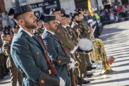 La Guardia Civil celebra de la festividad de la Virgen del Pilar en Burgos.