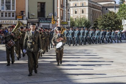 La Guardia Civil celebra de la festividad de la Virgen del Pilar en Burgos.