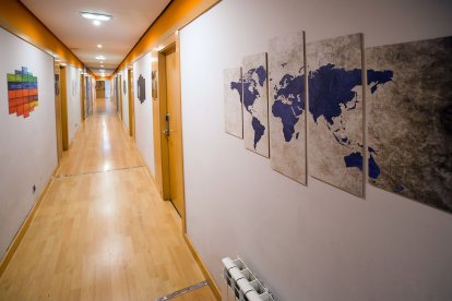 Pasillo del Hostel Burgos.