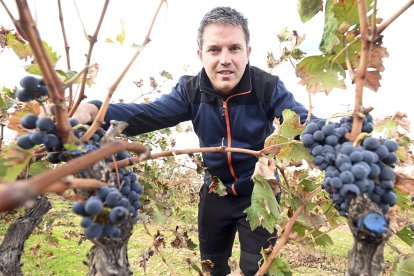 Nacho Rincón, viticultor e influencer de Moradillo de Roa.
