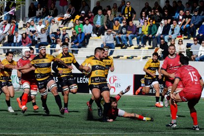 Imagen del partido entre el Recoletas Burgos y el Caja Rural.