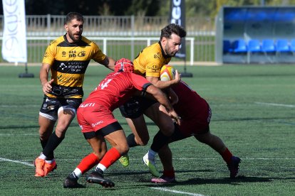 Imagen del partido entre el Recoletas Burgos y el Caja Rural.