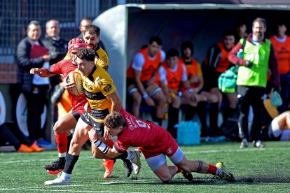 Imagen del partido entre el Recoletas Burgos y el Caja Rural.