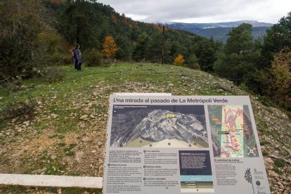 Las rutas de la Metrópoli Verde cuentan con paneles explicativos.