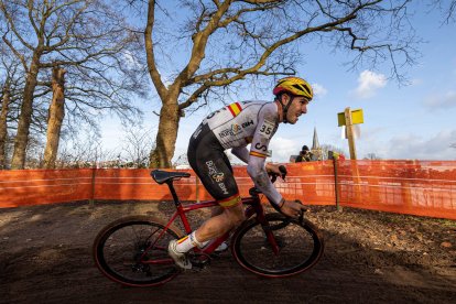 Felipe Orts, representando al Burgos BH en el Mundial de Hoogerheide.