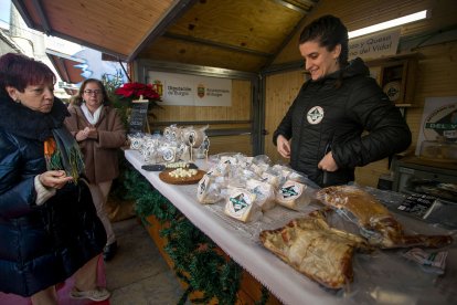 La Feria de Navidad se ubica en la plaza del Rey San Fernando.