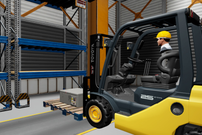 Imagen de realidad virtual que ofrece este sistema.