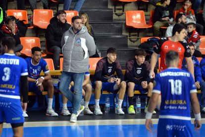 Imagen del partido entre el UBU San Pablo Burgos y el Oviedo.