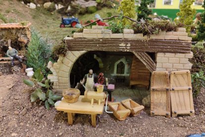 Detalle del Belén de Castellanos de Castro.