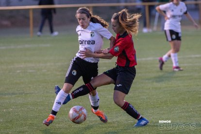 Imagen de un partido del Burgos CF femenino.