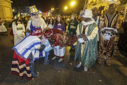 Cabalgata de los Reyes Magos en Burgos 2024.