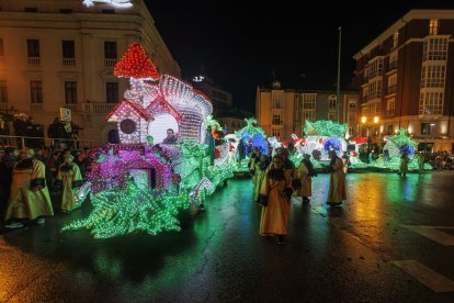 Cabalgata de los Reyes Magos en Burgos 2024.