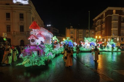 Cabalgata de los Reyes Magos en Burgos 2024.