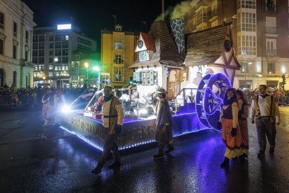 Cabalgata de los Reyes Magos en Burgos 2024.