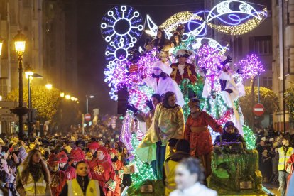 Cabalgata de los Reyes Magos en Burgos 2024.