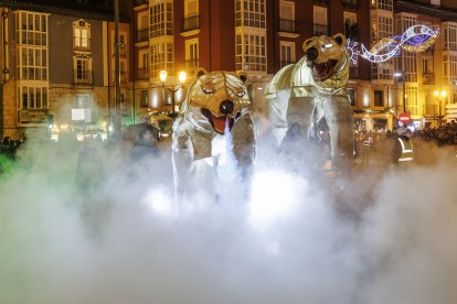 Cabalgata de los Reyes Magos en Burgos 2024.