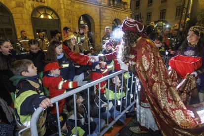 Cabalgata de los Reyes Magos en Burgos 2024.
