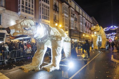 Cabalgata de los Reyes Magos en Burgos 2024.