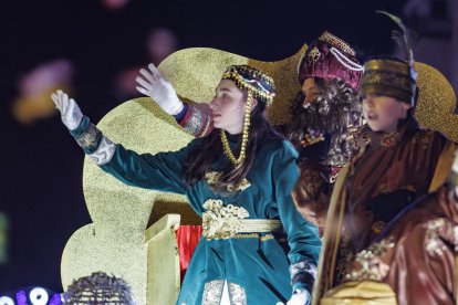 Cabalgata de los Reyes Magos en Burgos 2024.