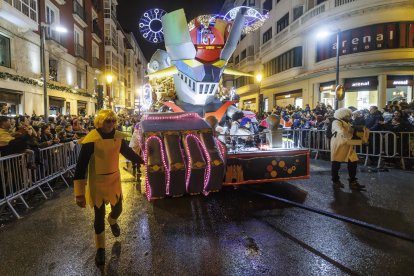 Cabalgata de los Reyes Magos en Burgos 2024.