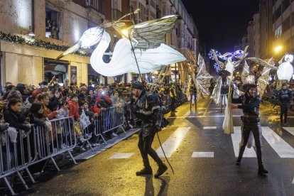 Cabalgata de los Reyes Magos en Burgos 2024.
