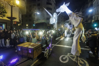 Cabalgata de los Reyes Magos en Burgos 2024.