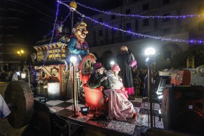 Cabalgata de los Reyes Magos en Burgos 2024.