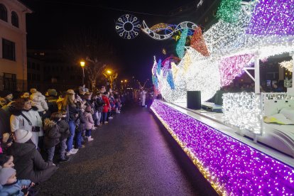 Cabalgata de los Reyes Magos en Burgos 2024.