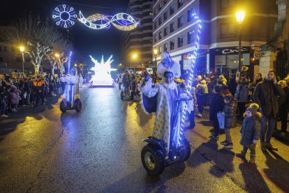 Cabalgata de los Reyes Magos en Burgos 2024.