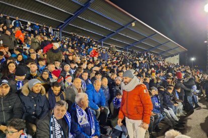 Imagen del ambiente de una de las gradas