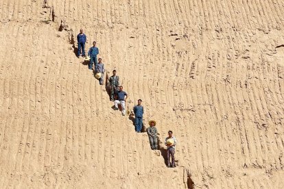 Meseta de Loess, en China central, donde se han tomado las muestras.