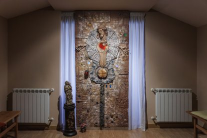 Además de la gran iglesia y la capilla, San Pedro de Cardeña tiene un pequeño oratorio que invita al recogimiento.