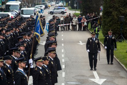 Instante del acto de celebración de los dos siglos de Policía Nacional.