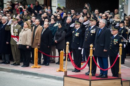 Instante del acto de celebración de los dos siglos de Policía Nacional.