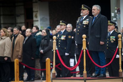 Instante del acto de celebración de los dos siglos de Policía Nacional.