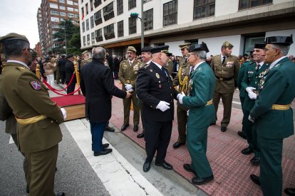 Instante del acto de celebración de los dos siglos de Policía Nacional.