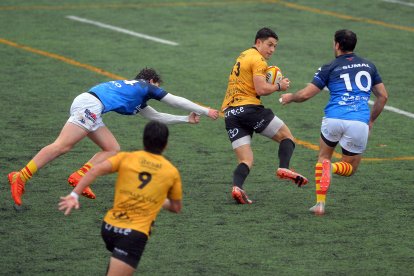 Imagen del partido entre el Recoletas Caja Rural y Santboiana.