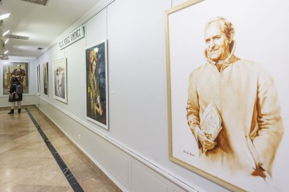 También hay hueco para el padre del artista y, al fondo, un homenaje a Timoteo Pérez Rubio, responsable de la evacuación de las obras del Prado durante la Guerra Civil.