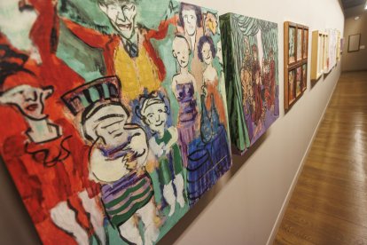 Muestra de las obras que se pueden ver en la exposición.