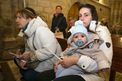 Misa de la Luz en la iglesia Real y Antigua de Gamonal.
