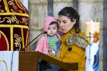 Misa de la Luz en la iglesia Real y Antigua de Gamonal.