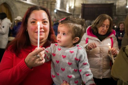 Misa de la Luz en la iglesia Real y Antigua de Gamonal.