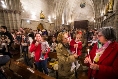 Misa de la Luz en la iglesia Real y Antigua de Gamonal.
