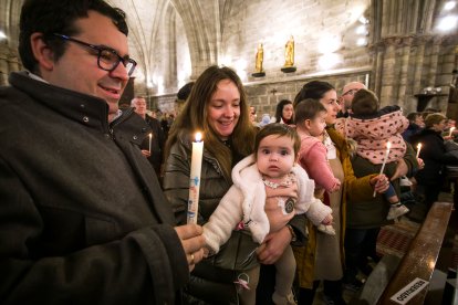 Misa de la Luz en la iglesia Real y Antigua de Gamonal.