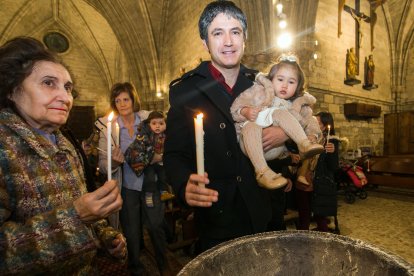 Misa de la Luz en la iglesia Real y Antigua de Gamonal.