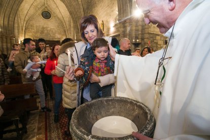 Misa de la Luz en la iglesia Real y Antigua de Gamonal.