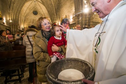 Misa de la Luz en la iglesia Real y Antigua de Gamonal.