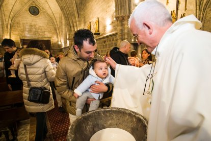 Misa de la Luz en la iglesia Real y Antigua de Gamonal.