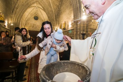 Misa de la Luz en la iglesia Real y Antigua de Gamonal.